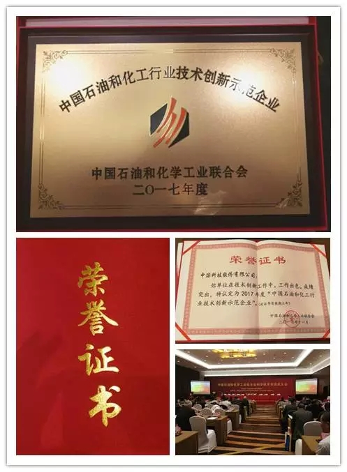 中國石油和化工行業(yè)技術(shù)創(chuàng)新示范企業(yè):中溶科技 中國石油和化工行業(yè)技術(shù)創(chuàng)新示范企業(yè):中溶科技